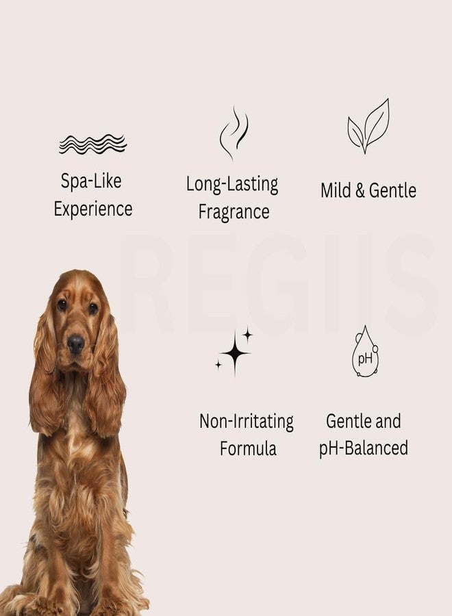 REGIIS Pet Shampoo for All Types of Pets, Brown, Paraben Free, 200ml, Cleansing Formula with Keratin and Lemongrass Oil, Liquid Form(Pack of 4) - Image 3